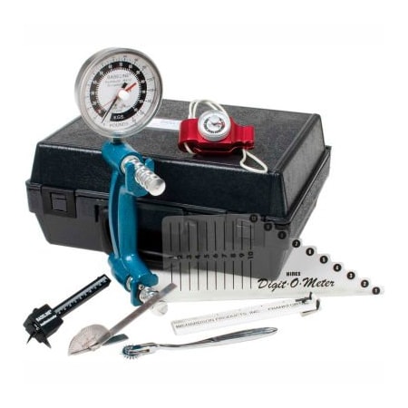 Fabrication Enterprises Baseline 7-Piece ER HiRes Hand Evaluation Set, Blue 12-0111